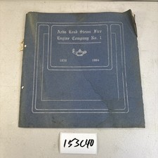 Abra Read Steam Fire Engine Company No 1 1859-1904 Reunion Program 153C40 picture