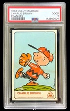 1970-83 dolly madison #0 charlie brown rc; baseball USA rookie PSA 2 **RARE** picture