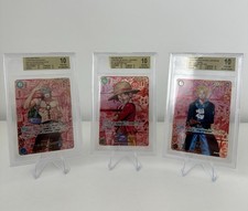 One Piece OP13 Red Manga Trio - Luffy Ace Sabo BGS 10 JP picture