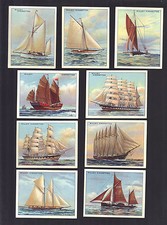 CIGARETTE CARDS.Wills Tobacco.RIGS OF SHIPS.(Large).(1929).(Complete Set of 25). picture