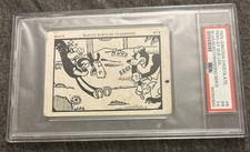 1929/30 Juncosa OSWALD the Lucky Rabbit - Rookie Set Break - Psa 1.5 #8 picture