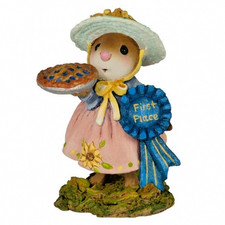 Wee Forest Folk Retired First Prize Pie with Sunflower picture