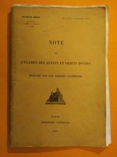 SECRET DOCUMENTS GENERAL STAFF - Examination of German Soldier Effects 1916 picture