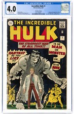 Incredible Hulk #1 4.0 RARE UK Price Variant 1962 Avengers Q1 421 cm picture