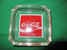 Vge. Ashtray Mexican Laredo Tamaulipas SODA DISFRUTE COCA COLA GLASS 3.3/4