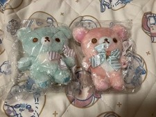 San X Korilakkuma Chairokoguma Happy Ice Cream plush pair set With Tag picture