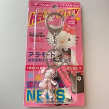 Hello Kitty Girls Bunny Zipper Charm 2003 Sanrio Pink Adult Rare New picture