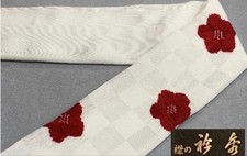 Kyoto Silk Obiage & Haneri Set Rinda Shibori Iridescent Fabric Geisha Style picture
