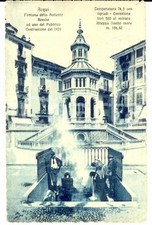 1916 ACQUI TERME Fontana della Bollente *Postcard to Rosalia GERMAN SERVAIS picture