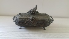 AUGUSTE CAIN - 19TH C FAMOUS FRENCH SCULPTOR - BEAUTIFUL ANTIQUE DECORATIVE BOX picture
