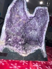 Large Amythyst Geode 97 Lbs Rare 23Tall 16 Inches Wide Collectible Deco picture
