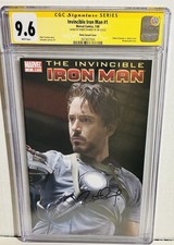 Invincible Iron Man 1 7/08 CGC SS 9.6 NM+ WP Robert Downey Jr. SIGNED (Avengers) picture