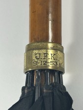 Important Groomsman Wedding Gift Umbrella Engraved & Presented by John F Kennedy picture