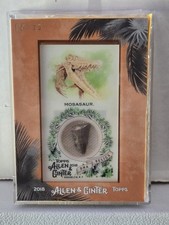 2018 Topps Allen Ginter Mosasaur DNA Relics Genuine Fossil Tooth Relic Card /25 picture