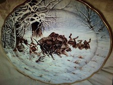 PLATTER PORCELAIN MEISSEN MASSIVE SIZE 24
