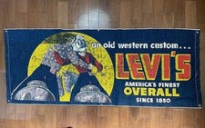 Levi's Authentic 1950S Vintage Denim Banner Rare Model Limited Edition VHTF Coll picture