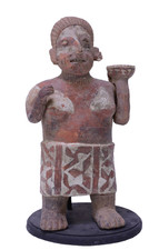 Large SET-  Fine Pre-Columbian Pottery Male - Female Figures - Pair   picture