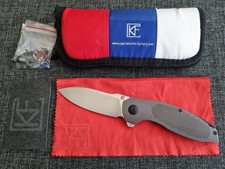 Custom Knife Factory CKF Baugi Malyshev Design Folding Knife Rare Limited picture