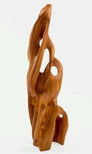 1-Off Sculpture Hand Carved Organic Free Form Collected High Desert Juniper Wood picture