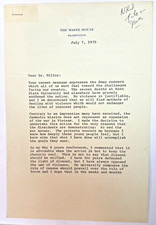 Richard Nixon 1970 Typed Letter Signed as President - Kent & Vietnam War Content picture
