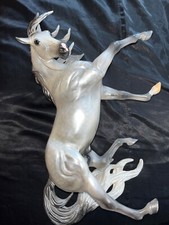 Breyer 2010 edition Dapple Silver Gray Stallion ombré mane and tail WEG Esprit  picture