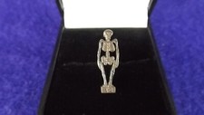 Vary Rare 1900's Yale University Skull & Bones ( Bones Club ) Members Pinback picture