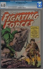 OUR FIGHTING FORCES #1 CGC 6.0 FINE 1954 DC key WAR COMIC picture