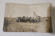 Incredible RPPC  Sioux Indians C 1909 South Dakota Loyal To The Stars & Stripes picture