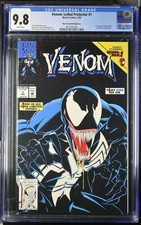 Venom: Lethal Protector #1 - Marvel Comics 1993 CGC 9.8 BLACK COVER/ PRINTING ER picture