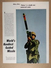 1966 General Dynamics FIM-43 REDEYE Guided Missile article clipping picture