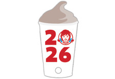 2026 WENDYS WENDY'S Frosty Keychain/Key Tag Free Jr. Frosty for an entire year picture