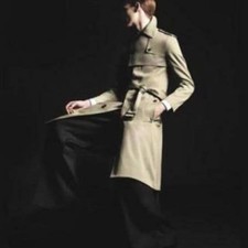 06Aw Dior Homme Layered Trench Coat 44 Eddy Period Vintage Dior Men rare Luxury picture