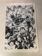 INSANE CLOWN POSSE #11 original comic COVER art 2001 ICP  JUGGALOS SPLASH picture