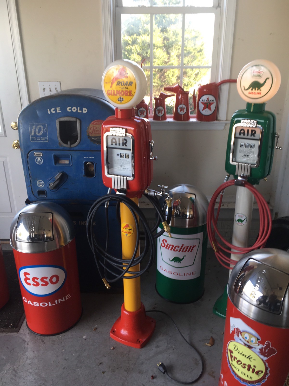 Vintage Eco Air Meter Gas Oil ROAR WITH GILMORE Restored With Lights Gas Station Vintage Eco Air Meter Gas Oil ROAR WITH GILMORE Restored With Lights Gas Station