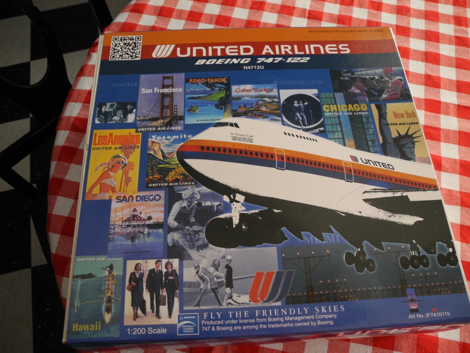 Extremely RARE Inflight 200 Boing 747 UNITED, Very Rare, Original Version