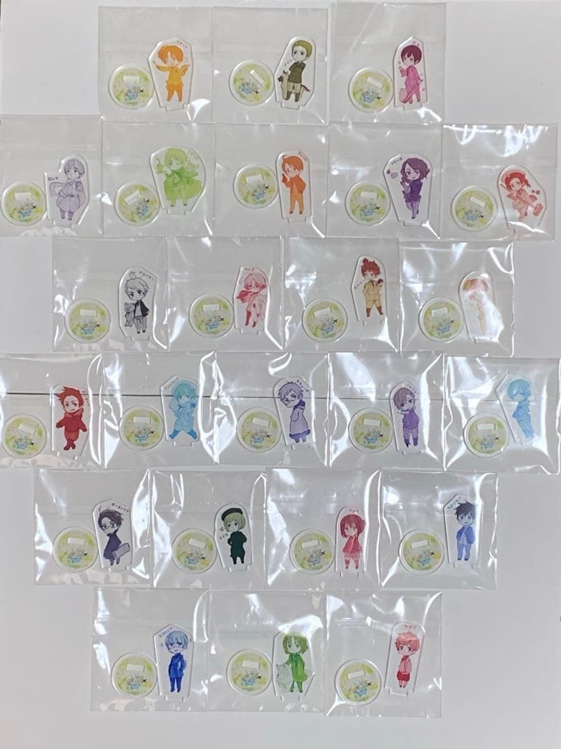 Hetalia World Stars Acrylic Mini Figure Comp Original Picture Complete Set Orig