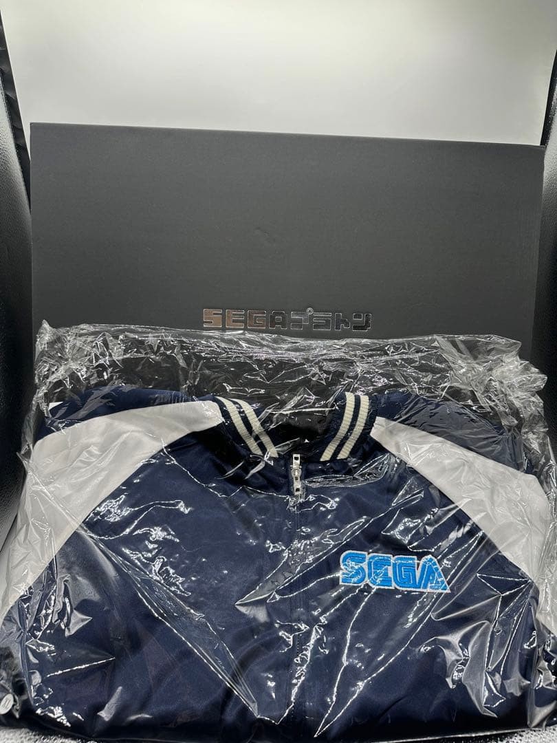 Sega Plato Sonic Platinum Members Only Sukajan Size-Xl Sega Plato Sonic Platinum Members Only Sukajan Size-Xl