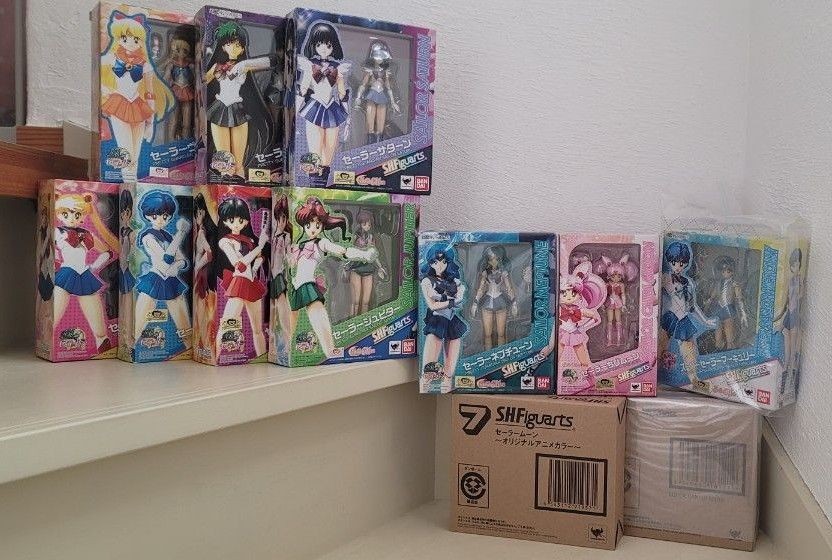 S.H.Figuarts Sailor Moon 12 Box Bundle Set Collection Super Uranus Saturn Pluto S.H.Figuarts Sailor Moon 12 Box Bundle Set Collection Super Uranus Saturn Pluto