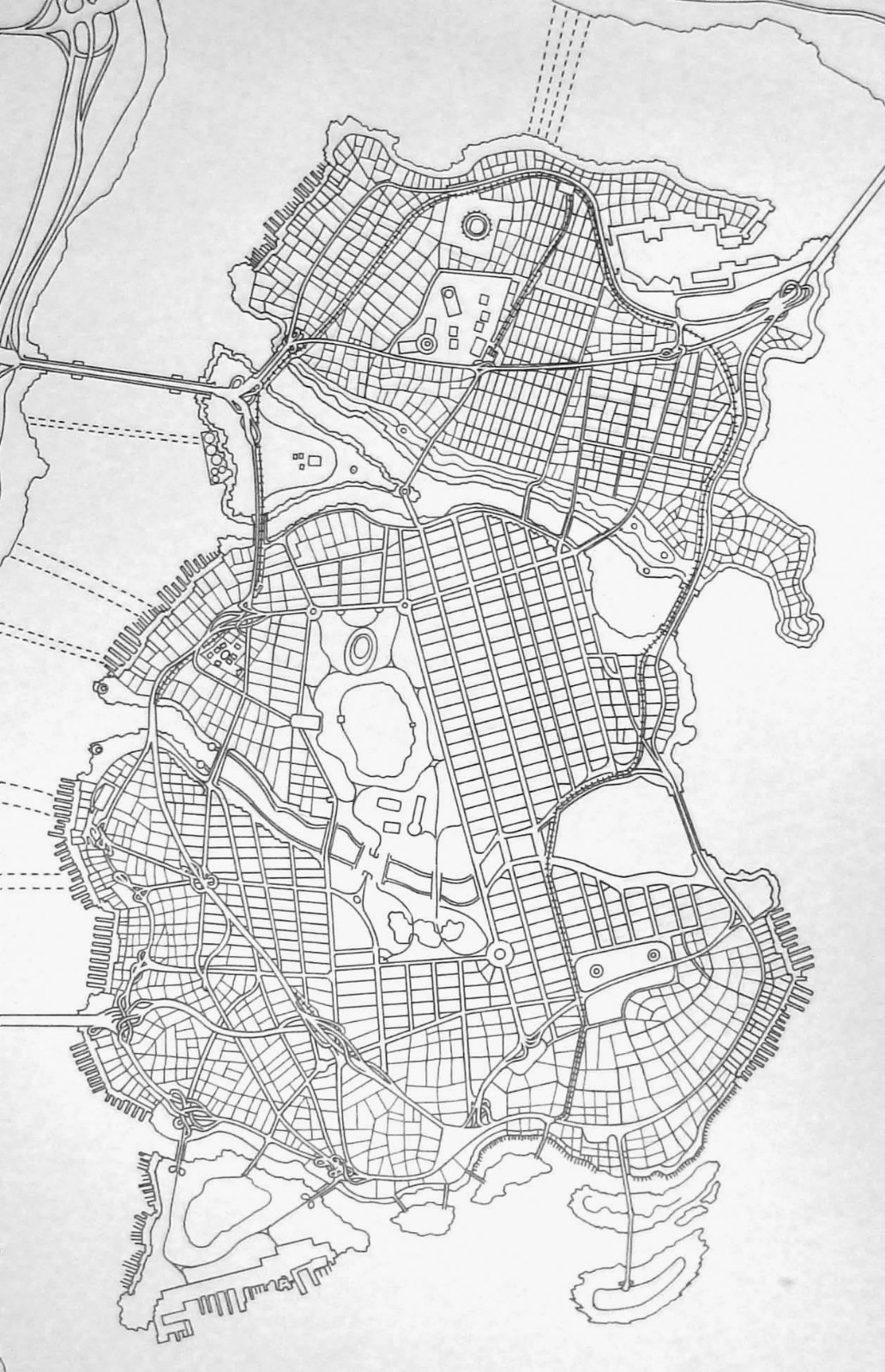 Gotham City Map Original Art - Unique Famous Batman Joker