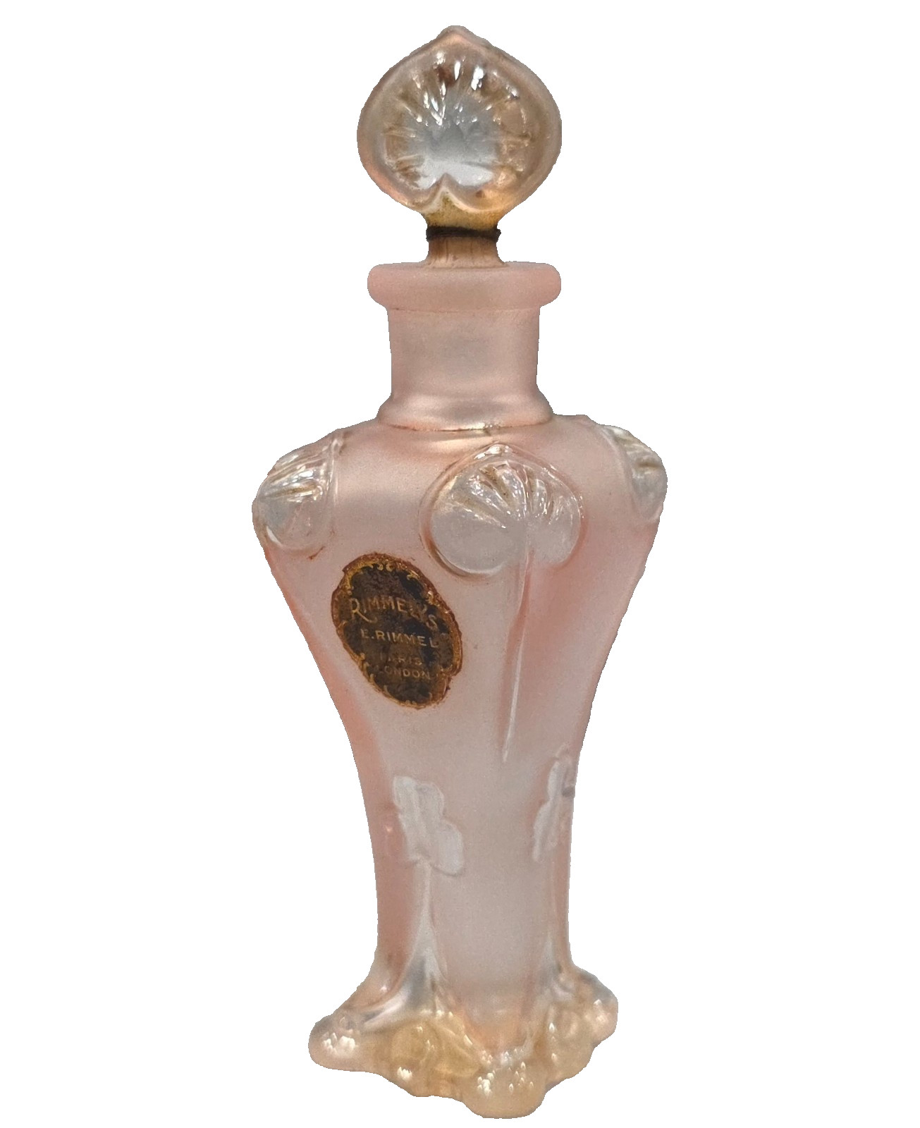 C1910 RARE OLD VINTAGE RIMMELYS E.RIMMEL PERFUME BOTTLE ANTIQUE  J VIARD