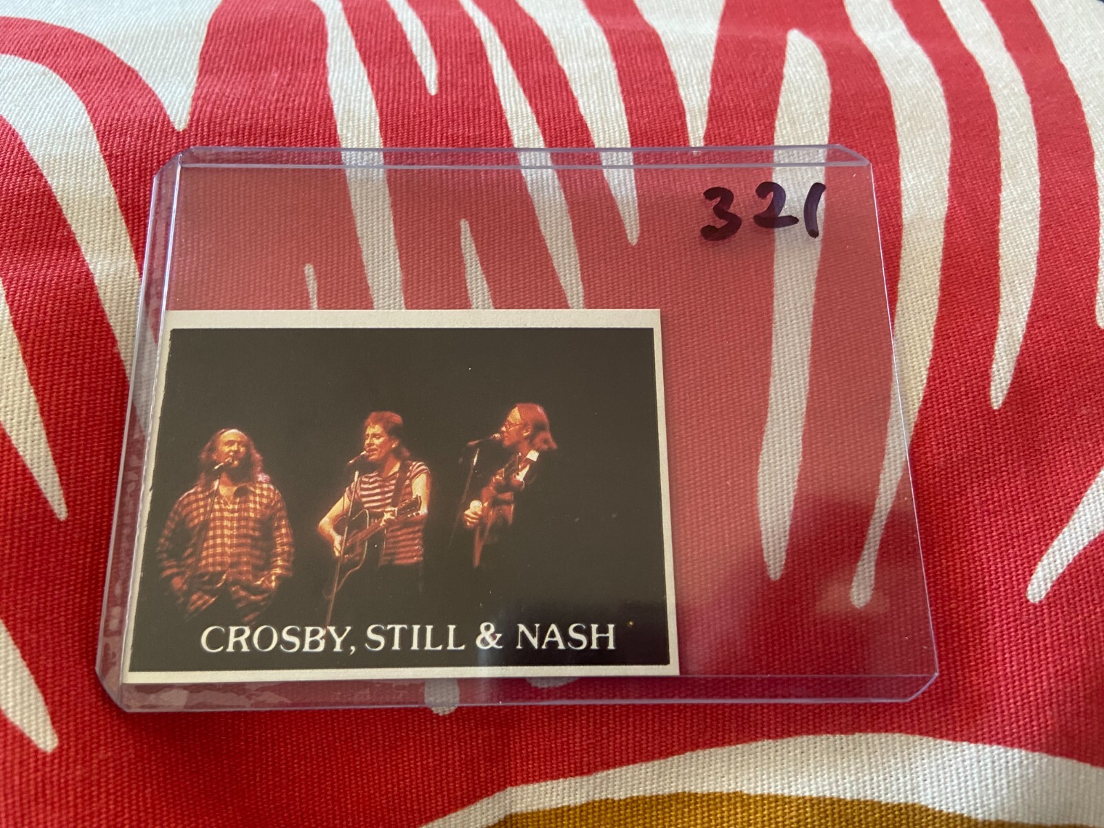 1984 Super Musical Crosby Stills & Nash # 82 Music Ediciones Eyder Card