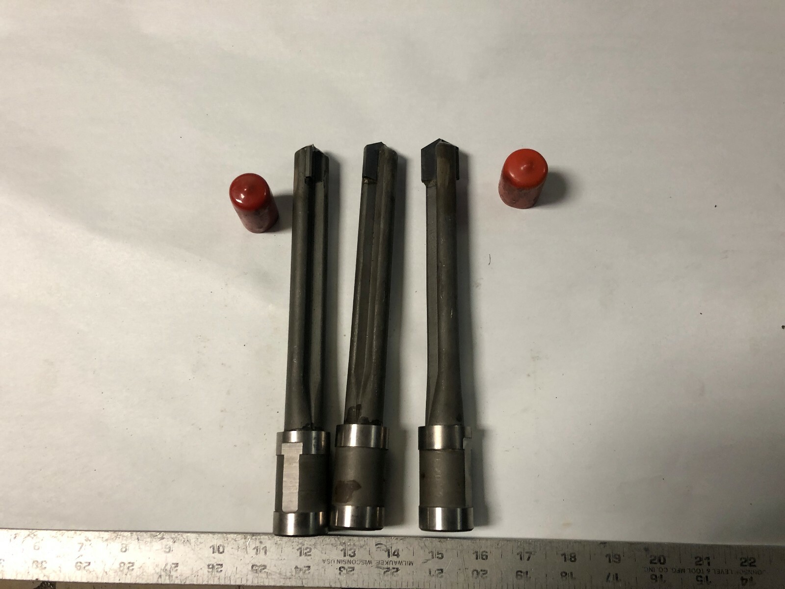 MACHINIST MILL LATHE Lot of 3 Large Carbide Tip Machinist Drills StgCst MACHINIST MILL LATHE Lot of 3 Large Carbide Tip Machinist Drills StgCst