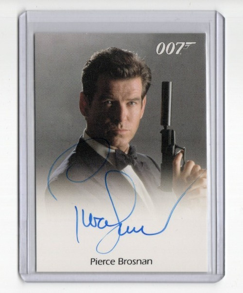 James Bond Classics 2016 Auto Autograph Card Pierce Brosnan as James Bond 007 James Bond Classics 2016 Auto Autograph Card Pierce Brosnan as James Bond 007