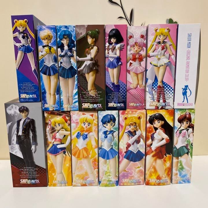 Sailor Moon S.H.Figuarts Figure set Japanese Anime Bandai  from JPN