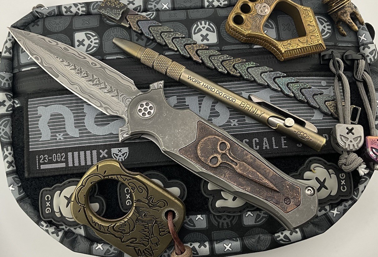 Sharp By Design x Serge Panchenko Mini Arch Nemesis Titanium Damascus Custom