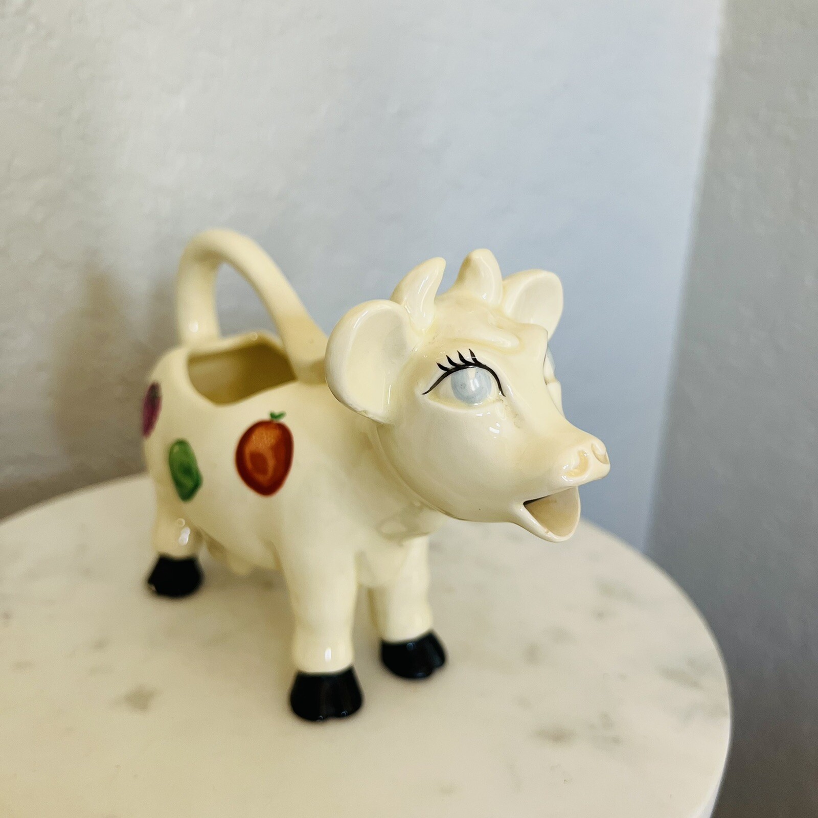 SEBASTIAN MINIATURE LC-013 Jell-O Cow Milk Pitcher (Cereal Creamer 1952), RARE SEBASTIAN MINIATURE LC-013 Jell-O Cow Milk Pitcher (Cereal Creamer 1952), RARE