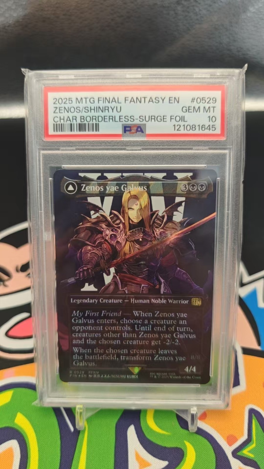 2025 MTG FF SURGE FOIL #0529 SHINRYU, TRANSCENDENT RIVAL/ZENOS YAE GALVUS PSA 10