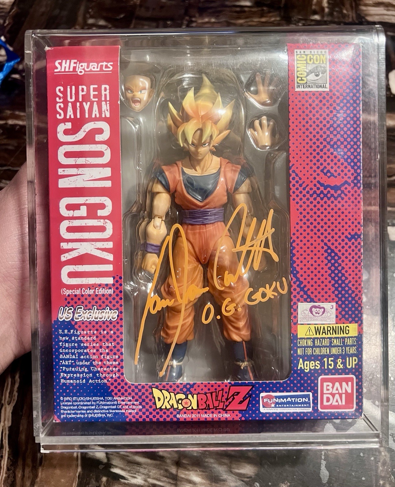 Bandai Tamashii S.H. Figuarts Dragonball Z SDCC 2011 Exclusive Super Saiyan Goku Bandai Tamashii S.H. Figuarts Dragonball Z SDCC 2011 Exclusive Super Saiyan Goku