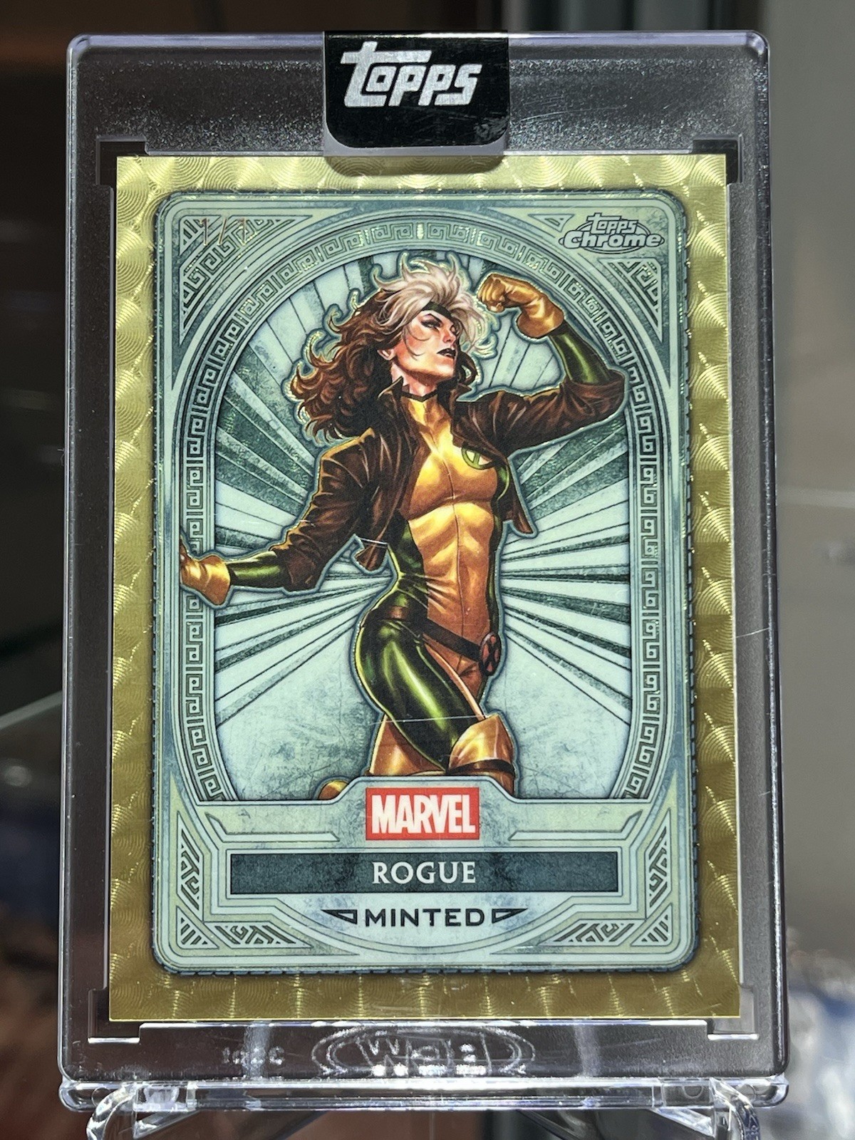 2025 Topps Chrome Marvel Mint Rogue Platinum Superfractor 1/1 Encased & Sealed 2025 Topps Chrome Marvel Mint Rogue Platinum Superfractor 1/1 Encased & Sealed