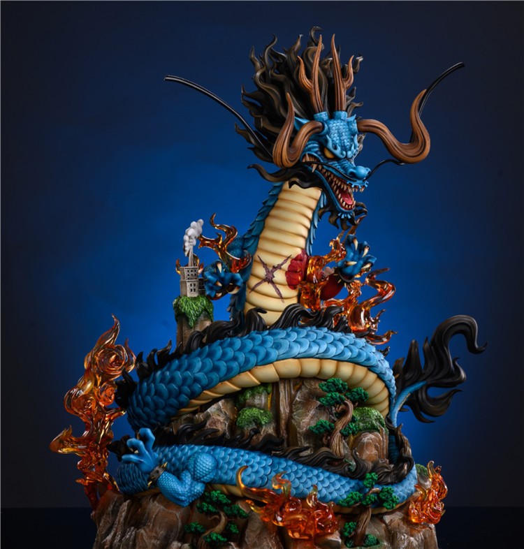 YaYa Studios One Piece Kaido 60CM Resin Model Painted Statue In Stock Dragon